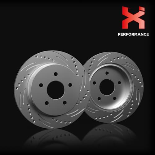 Задние тормозные диски X-Performance для Audi A3 | 272mm (1KE, 2EJ, 2EC) — артикул BRX.55.068